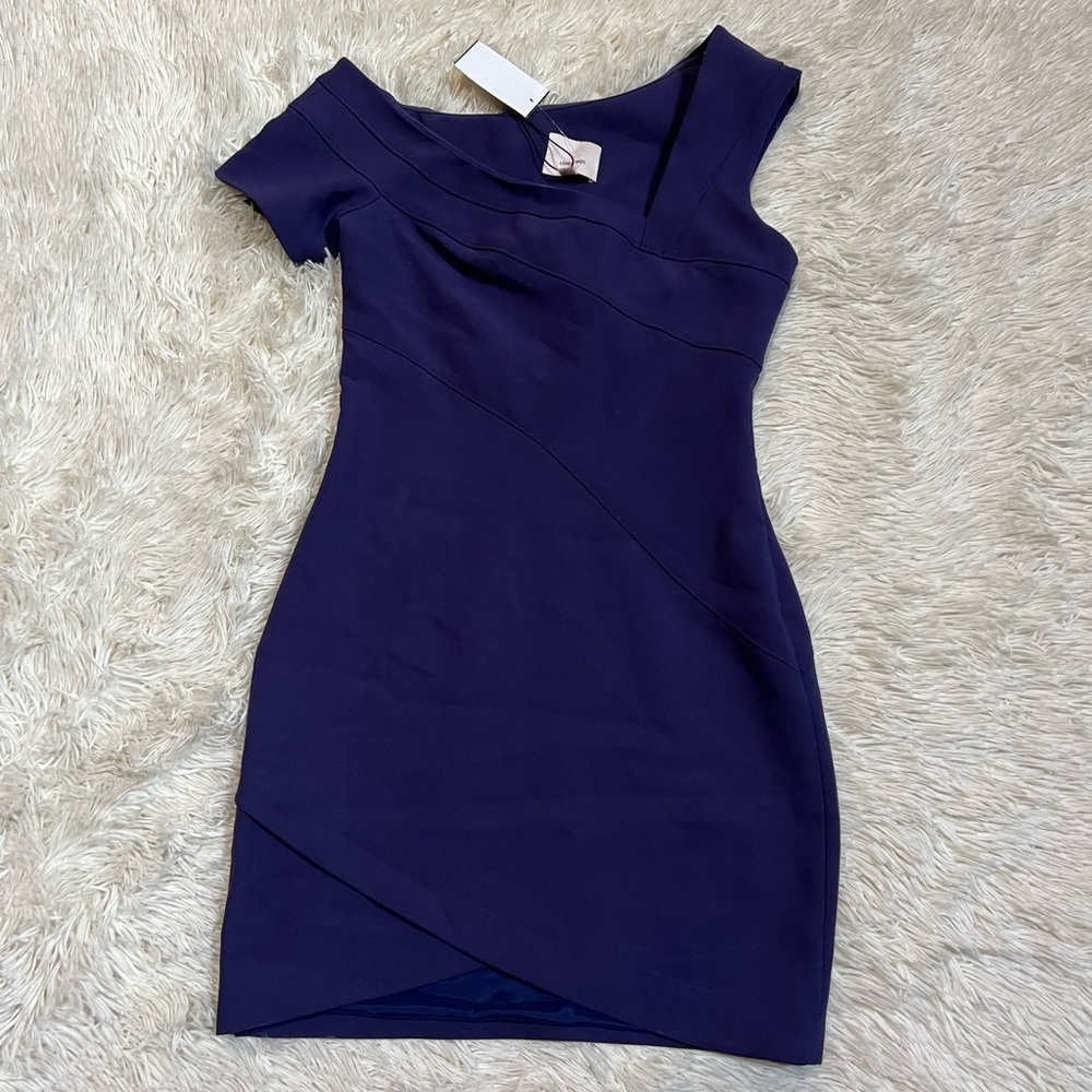 💜✨Asymmetrical purple Cinq à Sept dress✨💜